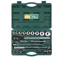 Набор торцовых головок для крупногабаритной техники TRUCK 20, 20 предм., KRAFTOOL 27895-H20_z01