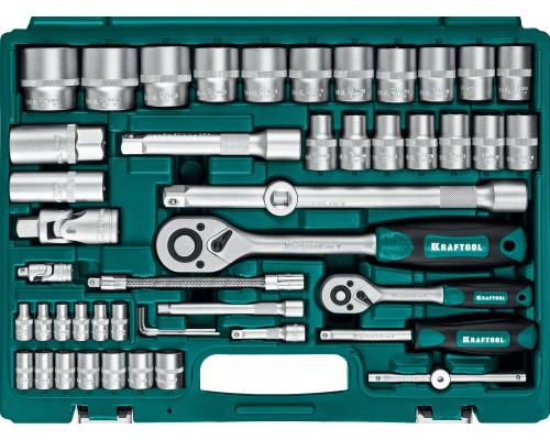 Универсальный набор инструмента X-Drive 94, 94 предм., (1/2"+1/4") KRAFTOOL 27883-H95_z03