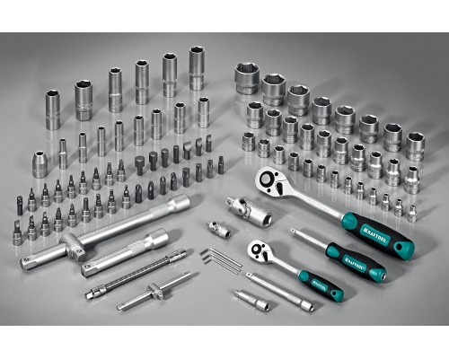 Универсальный набор инструмента X-Drive 94, 94 предм., (1/2"+1/4") KRAFTOOL 27883-H95_z03