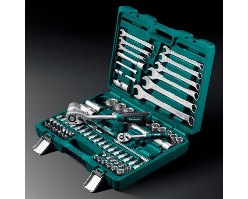 Универсальный набор инструмента (27887-H82) X-Drive 82, 82 предм., (1/2"+1/4") KRAFTOOL 27887-H82_z03