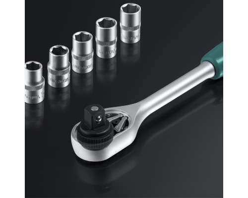 Универсальный набор инструмента X Drive, 216 предм., (1/2"+3/8"+1/4") KRAFTOOL 27888-H216