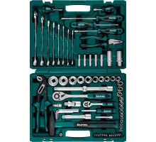 Универсальный набор инструмента EXTREM-76, 76 предм., (1/2"+3/8"+1/4") KRAFTOOL 27889-H76