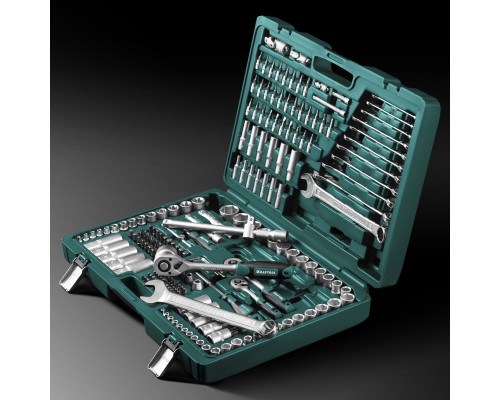 Универсальный набор инструмента X Drive, 216 предм., (1/2"+3/8"+1/4") KRAFTOOL 27888-H216