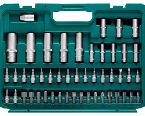 Универсальный набор инструмента X-Drive 108, 108 предм., (1/2"+3/8"+1/4") KRAFTOOL 27888-H108_z03