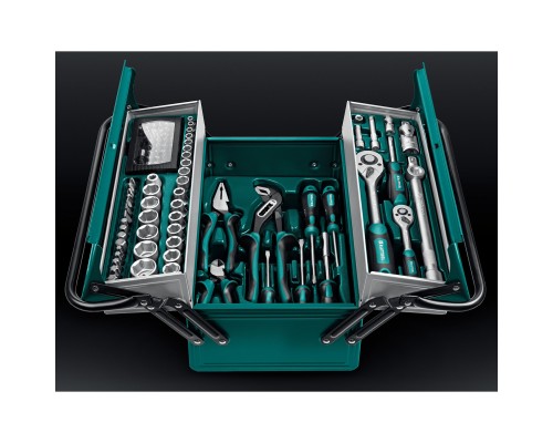 Универсальный набор инструмента GRAND-99, 99 предм., (1/2"+1/4") KRAFTOOL 27978-H99