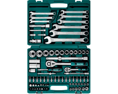 Универсальный набор инструмента (27887-H82) X-Drive 82, 82 предм., (1/2"+1/4") KRAFTOOL 27887-H82_z03
