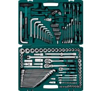 Универсальный набор инструмента EXTREM-142, 142 предм., (1/2"+3/8"+1/4") KRAFTOOL 27889-H142