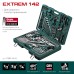 Универсальный набор инструмента EXTREM-142, 142 предм., (1/2"+3/8"+1/4") KRAFTOOL 27889-H142