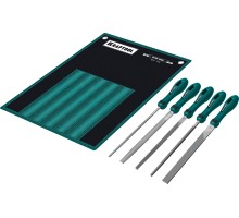 Набор напильников ALLIGATOR двухкомпонентная рукоятка, 200 мм  KRAFTOOL 16905