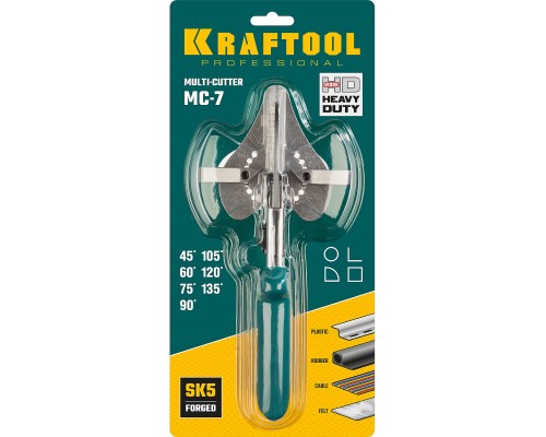 Угловые ножницы для пластмассовых и резиновых профилей MC-7 KRAFTOOL 23372
