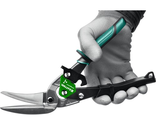 Левые усиленные ножницы по металлу с выносом Alligator, 280 мм KRAFTOOL 2328-LL