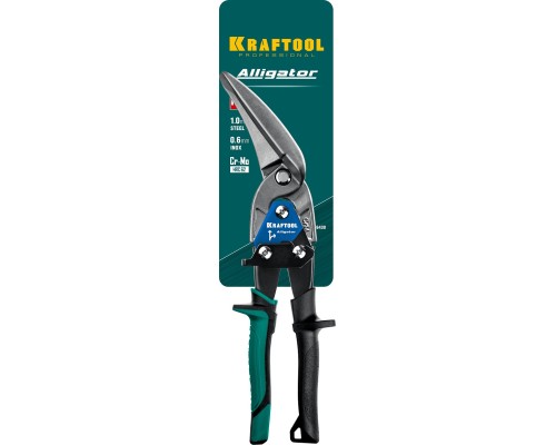 Правые усиленные ножницы по металлу с выносом Alligator, 280 мм KRAFTOOL 2328-RL