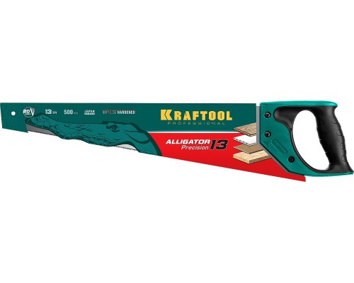 Ножовка для точного реза Alligator Precision 13, 500 мм KRAFTOOL 15225-50