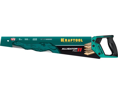 Ножовка для точного реза Alligator Fine 11, 550 мм KRAFTOOL 15203-55