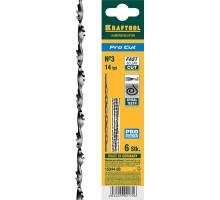 Спиральные полотна для лобзика Pro Cut, 130 мм, 6 шт. KRAFTOOL 15344-03