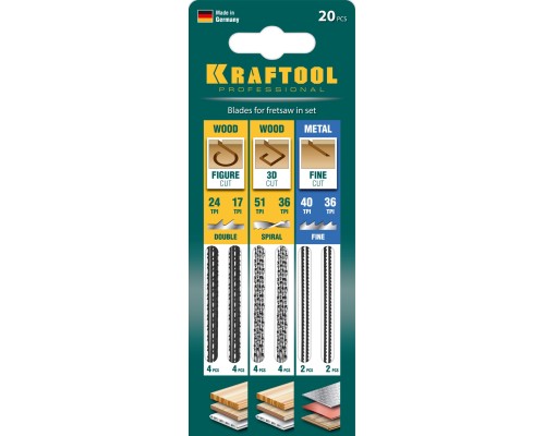 Полотна для лобзика 130 мм KRAFTOOL 15348-H20_z02