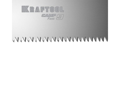 Ножовка для быстрого реза сырой древесины Camp Fast 9, 250 мм KRAFTOOL 15218