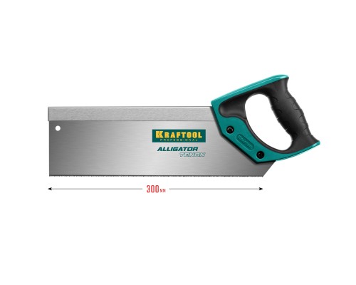 Ножовка с обушком для стусла Alligator Tenon 15, 300 мм KRAFTOOL 15228-30
