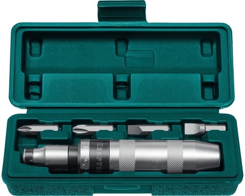 Ударно-поворотная отвертка ID-6, 6 предм. KRAFTOOL 25555