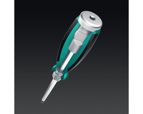 Ударная отвертка IMPACT PH 4, сквозной стержень Cr-Mo KRAFTOOL 250034-4