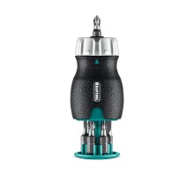 Набор EXTREM Kompakt: реверсивная отвертка с битами 6 шт  KRAFTOOL 25877