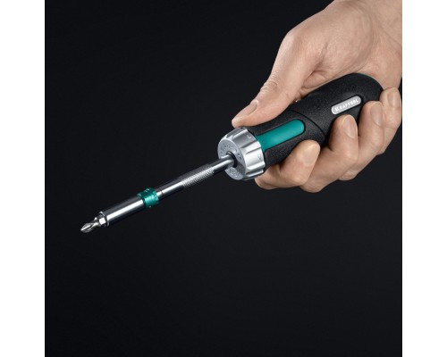 Набор EXTREM: рычажная реверсивная отвертка с битами 6 шт  KRAFTOOL 25899