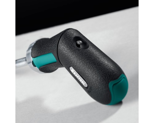 Набор EXTREM: рычажная реверсивная отвертка с битами 6 шт  KRAFTOOL 25899