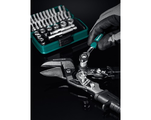 Универсальный набор инструмента 1/4" 35 предм. X-Drive 35 KRAFTOOL 27974