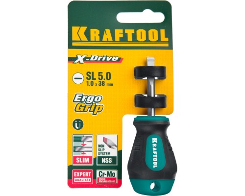 Отвертка Х-Drive, SL5x38 KRAFTOOL 250071-5.5-038