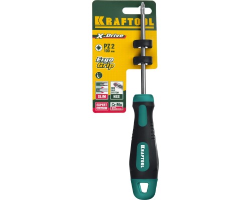 Отвертка Х-Drive, PZ2x100 KRAFTOOL 250073-2-100