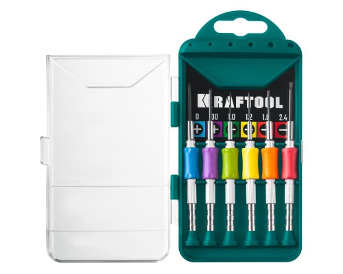 Отвертка для точных работ Precision-6, 6 предм. KRAFTOOL 25679