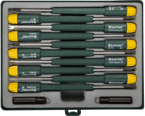 Набор отверток для точных работ X-Telecom, 12 предм. KRAFTOOL 25616-H12
