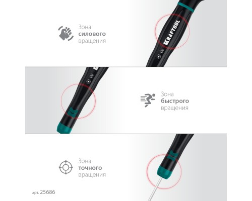 Набор отверток Precision 7, 7 предм. KRAFTOOL 25686