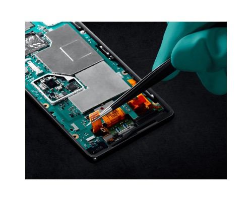 Антистатический антимагнитный прецизионный пинцет прямой 135 мм KRAFTOOL 222125