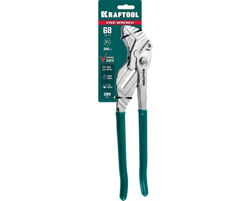 Клещи переставные-гаечный ключ Vise-Wrench, 300 мм KRAFTOOL 22068