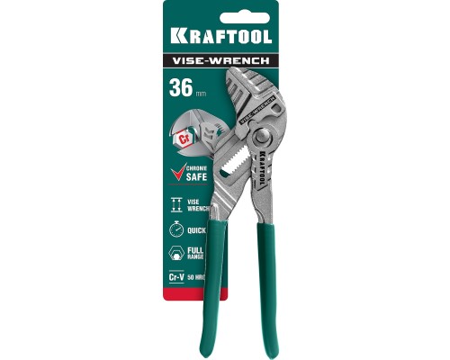 Клещи переставные-гаечный ключ Vise-Wrench, 180 мм KRAFTOOL 22063