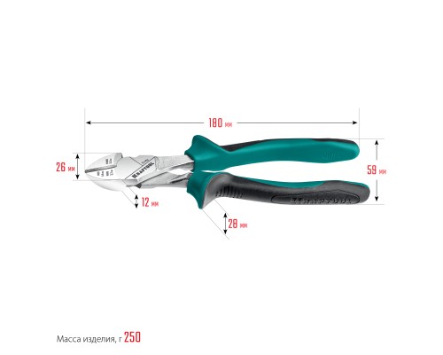 Бокорезы KraftMax, 180 мм KRAFTOOL 22011-5-18_z01