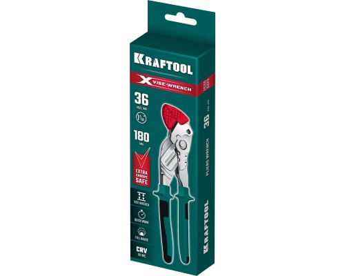 Клещи переставные-гаечный ключ VISE-WRENCH X, 180 мм KRAFTOOL 22066