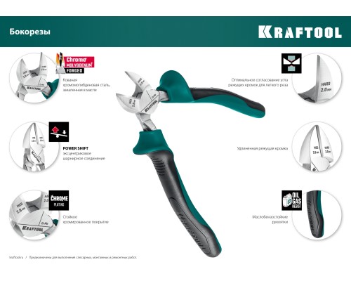 Набор губцевого инструмента 4 предм. KRAFTOOL 22012