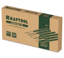 Набор токарных резцов по дереву Grand-6 6 предм. KRAFTOOL 18368