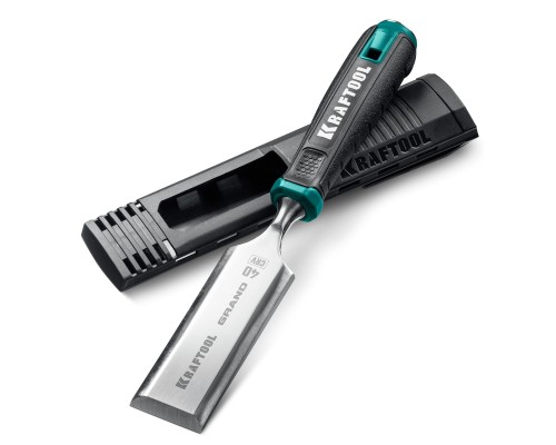 Стамеска-долото с двухкомпонентной рукояткой 40 мм GRAND KRAFTOOL 1818-40