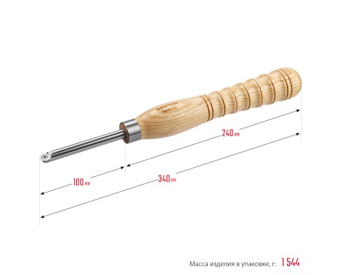 Набор ручных резцов по дереву Precision-3, 3 предм. KRAFTOOL 18369