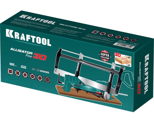 Стусло прецизионное поворотно-наклонное Alligator 3D, 600 мм KRAFTOOL 15451-600