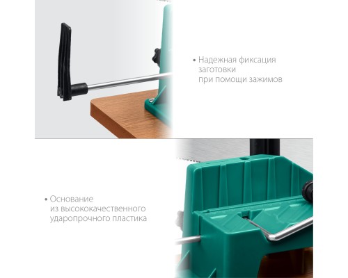 Стусло прецизионное поворотно-наклонное Alligator 3D, 600 мм KRAFTOOL 15451-600