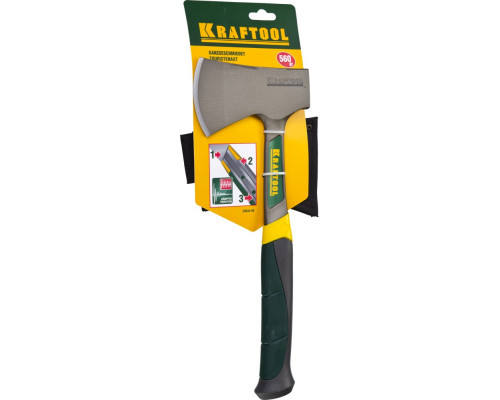 Туристический цельнокованый топор Extrem 600/850 г, 340 мм KRAFTOOL 20645-06 Туристический цельнокованый топор Extrem 600/850 г, 340 мм KRAFTOOL 20645-06