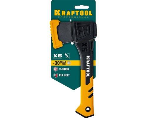Универсальный топор X5, 440/620 г, в чехле, 230 мм KRAFTOOL 20660-05