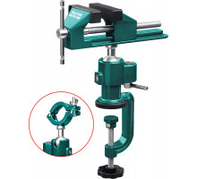 Шарнирно-поворотные тиски Precision, 75 мм KRAFTOOL 32711-75