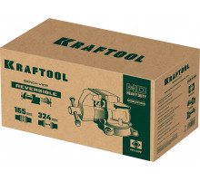 Слесарные тиски Reversible 165 мм, расход 324 мм KRAFTOOL 32705-165