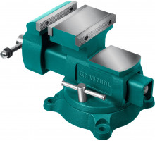Слесарные тиски Reversible 165 мм, расход 324 мм KRAFTOOL 32705-165