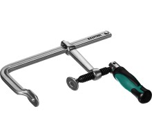 Цельнокованая струбцина F Forge FF-200/100, 100x200 мм KRAFTOOL 32014-100-200